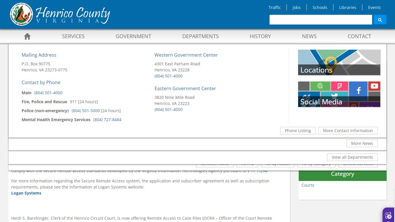 View Circuit Court Online Records - Henrico County, Virginia